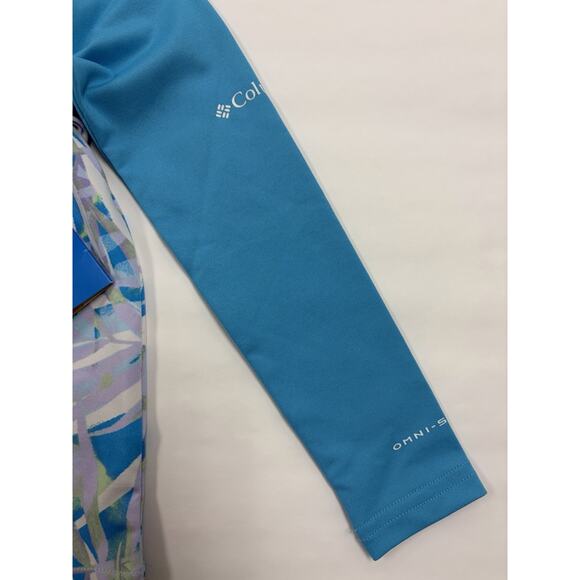 Columbia Omni-Shade Blue Sun Protection Swim Shirt Toddler Boys 3T NEW - Picture 5 of 7